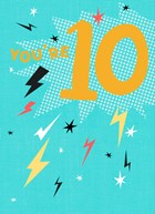 kids 10th birthday ten tenth card